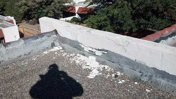 Stucco failure example